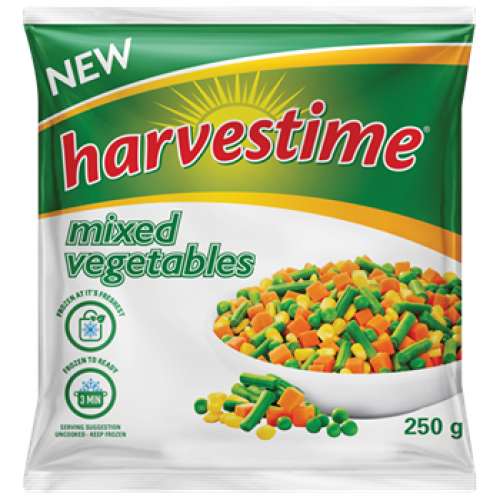 Harvestime Frozen Mixed Vegetables 250g