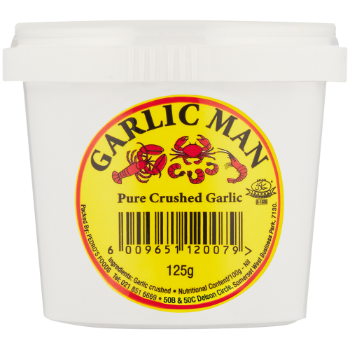 Garlic Man Garlic Crushed 125g