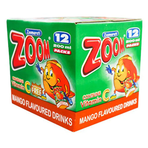 Zoom Mango Flavoured Drinks 12X200ml