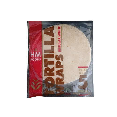 HM White Tortilla Wraps Regular 5s