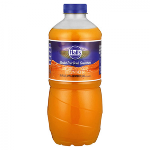 Hall's Peach Apricot Fruit Drink 1.25lt