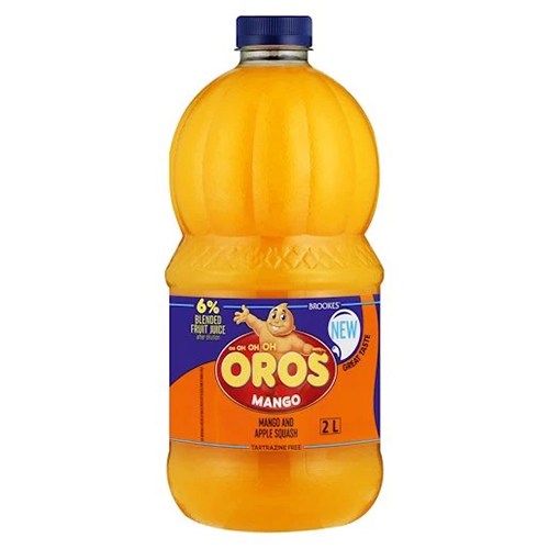 Brookes Oros Mango Squash 2lt