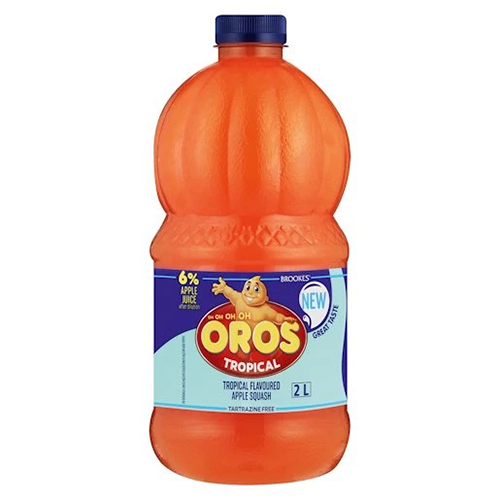 Brookes Oros Tropical Squash 2lt