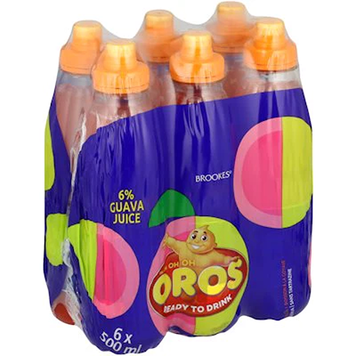 Brookes Oros Guava 6x500ml