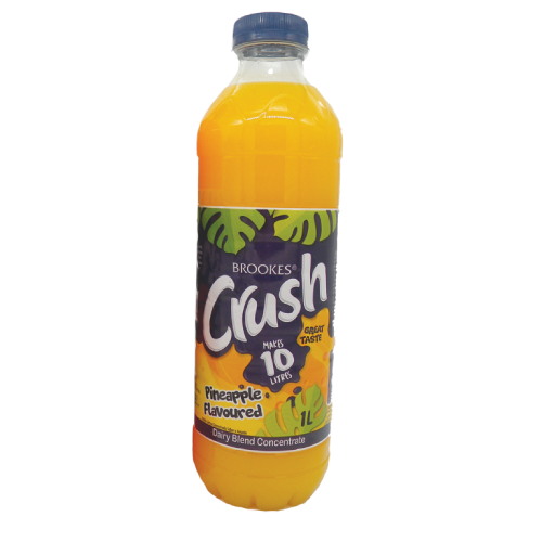 Brookes Crush Concentrate Pineapple 1lt