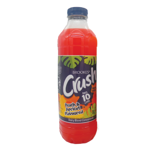 Brookes Crush Concentrate Peach and Appricot 1lt