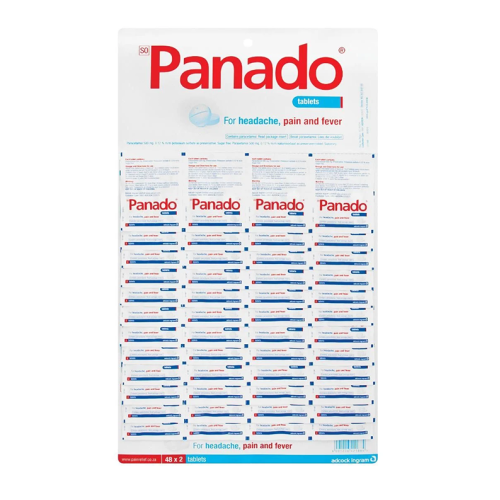 Panado Tablet Display Cards 48x2's