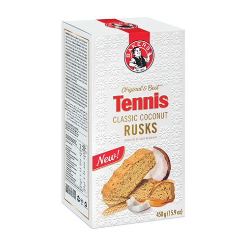 Bakers Tennis Classic Coconut Rusks 450g