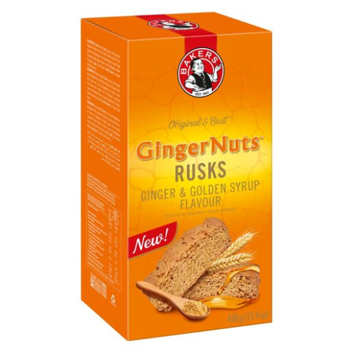 Bakers Ginger Nuts Rusks 450g