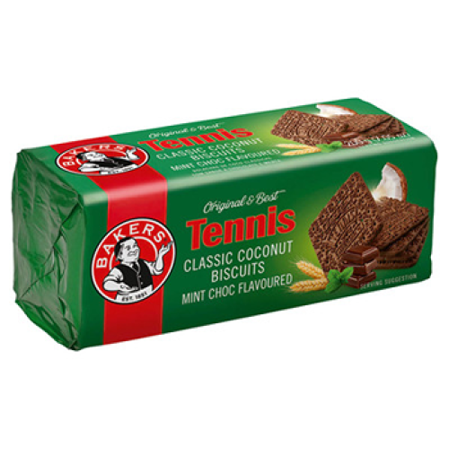 Bakers Tennis Choc Mint Biscuit 200g