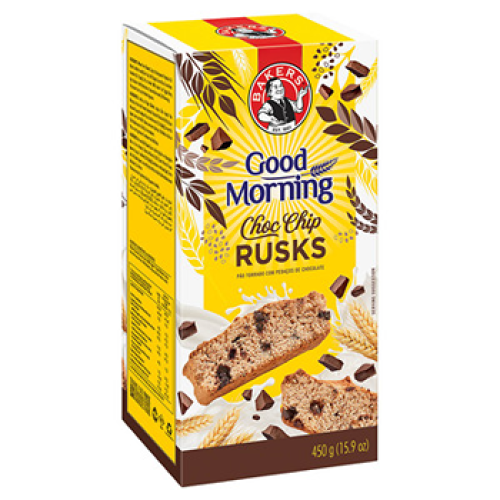 Bakers Good Morning Rusks Choc Chip 450g