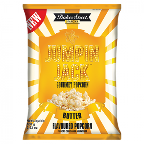 Jumpin Jack Butter Flavoured Gourmet Popcorn 100g