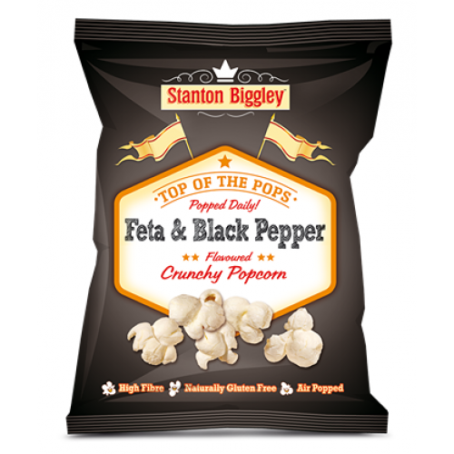 Stanton Biggley Popcorn Feta & Black Pepper 45g