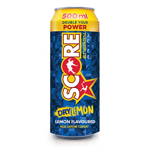 Score Energy Drink Dry Lemon 4x6x500ml