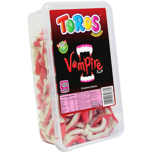 Toros Tub Vampire Strawberry Teeth 125's