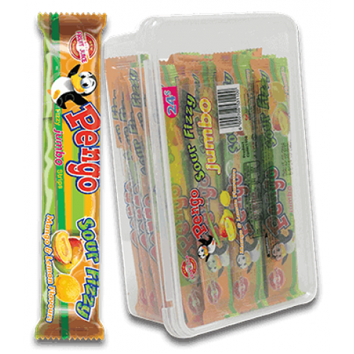 Pengo Fizzy Tub Jumbo Sour Mango-Lemon 24's