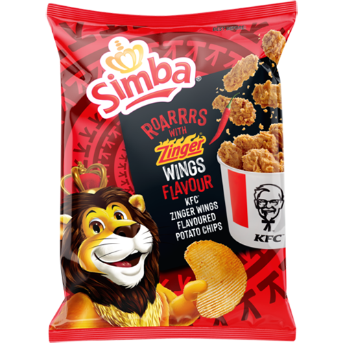 Simba Potato Chips Zinger Hot Wings 120g