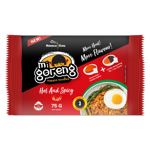 Mi Goreng Instant Noodles Hot and Spicy 5x75g