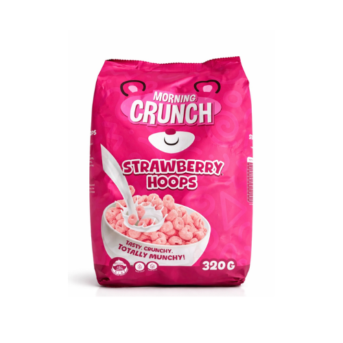 Morning Crunch Strawberry Hoops