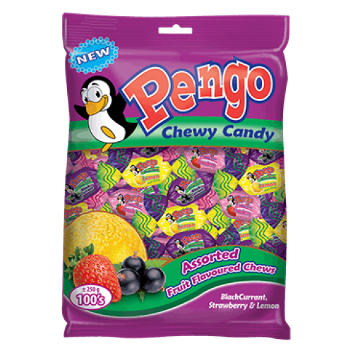 Pengo Assorted Chews Fruit 100's