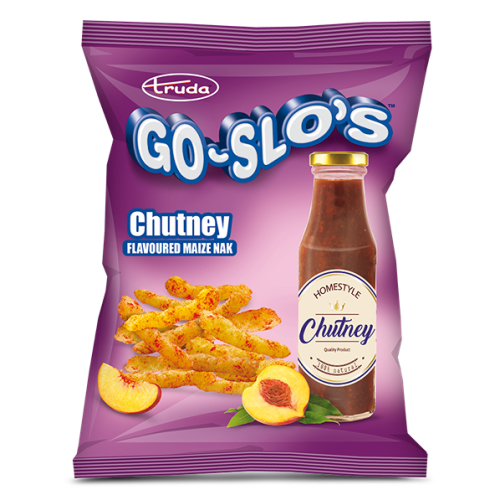 Go-Slo's Chutney Flavoured Naks 12x100g