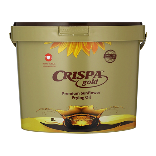 Crispa Gold Premium Sunflower Frying Oil 5lt