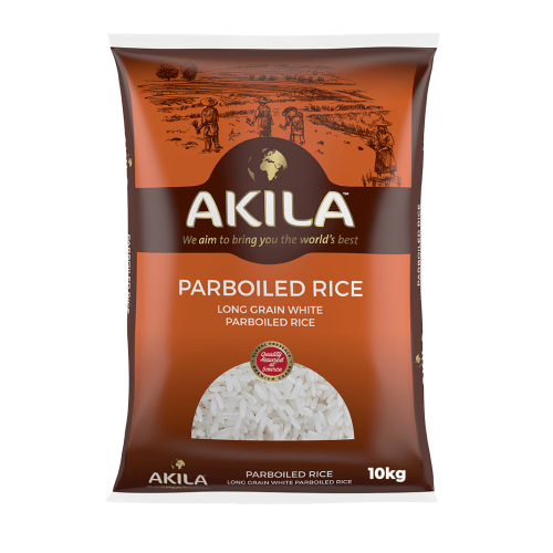 Akila Parboiled Long Grain White Rice 10kg