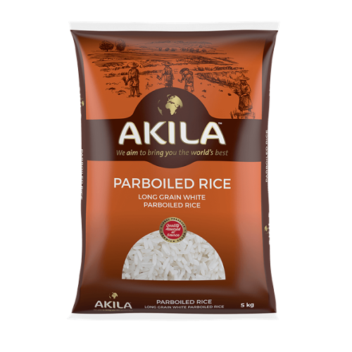 Akila Parboiled Long Grain White Rice 5kg