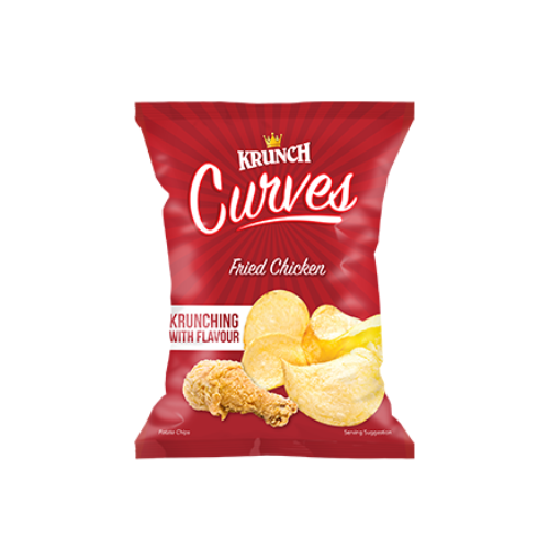 Krunch Curves Fried Chicken 125g