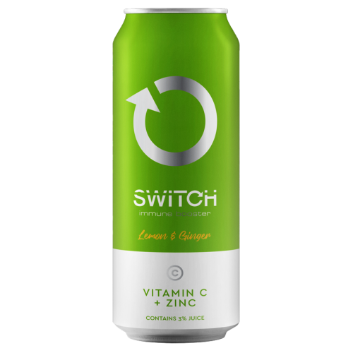 Switch Vita C Lemon & Ginger + Vitamin C+Zinc Drink 6x500ml