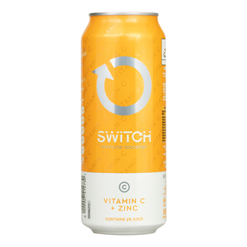 Switch Energy Drink Vitamin C & Zinc 6x500ml