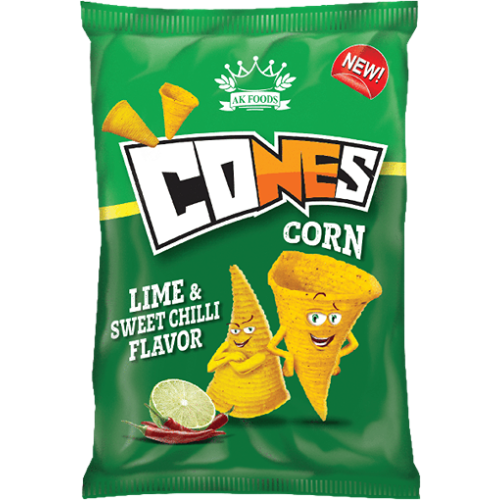 Master Cones Corn Lime & Sweet Chilli Flavour 100g