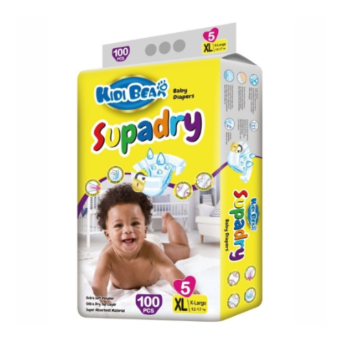 Kidi Bear Superdry Baby Diapers  XL 100s