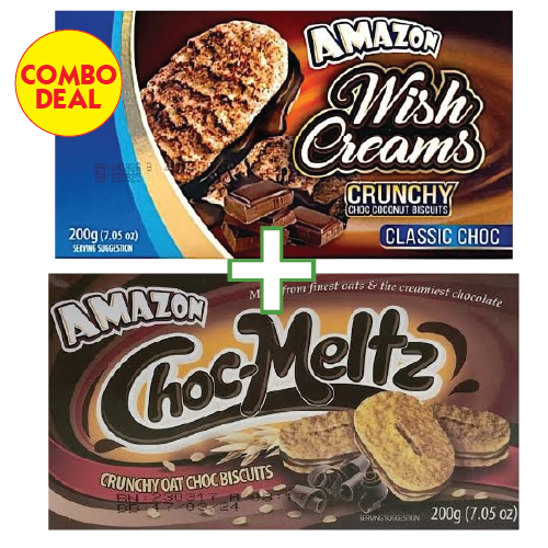 Combo Deal - Amazon Wish Creams / Amazon Choc Melts -Any 2