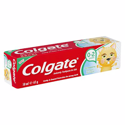 Colgate Kids 0-2 Years Strawberry Toothpaste 50ml