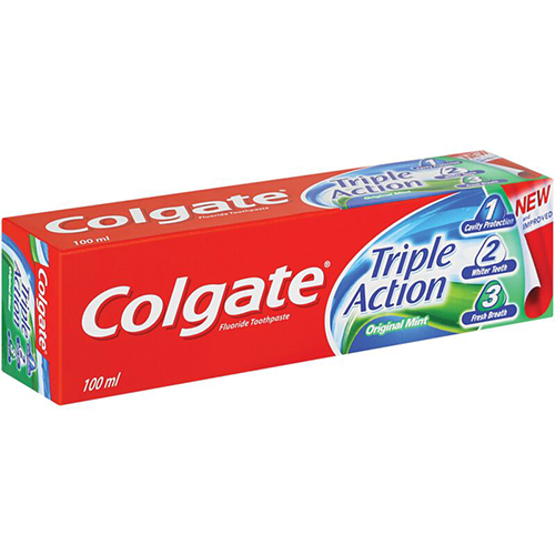 Colgate Triple Action Original Mint Toothpaste 100ml