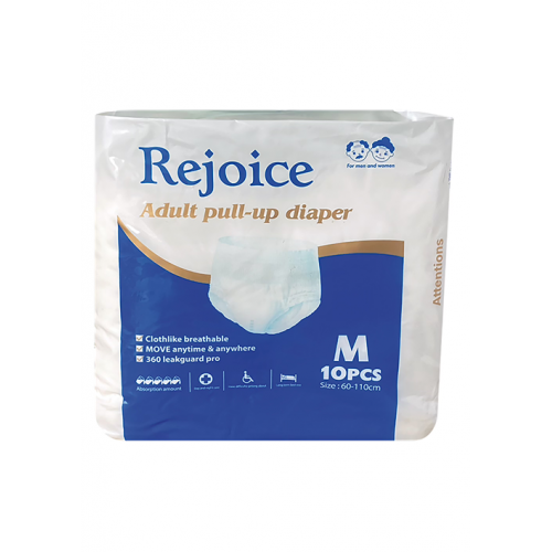 Rejoice Adult Pull-Up Diapers Medium 10's