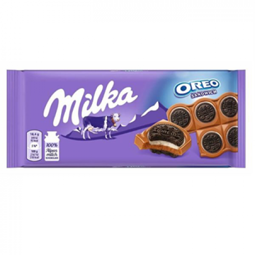 Milka Oreo Sandwich Chocolate Slab 92g