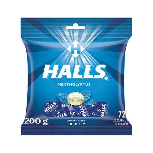 Halls Lozenges Mentholyptus 72's