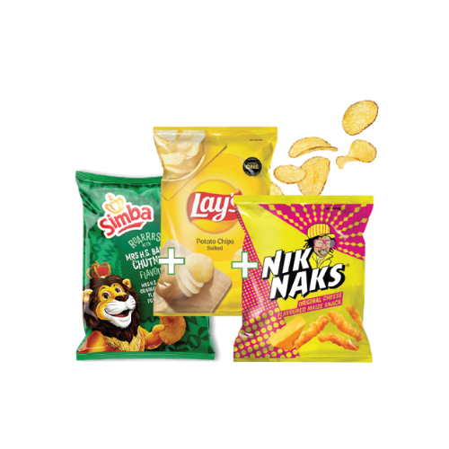 Combo Deal  imba 120g + Lays 120g + Nik Naks 135g