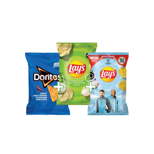 Combo Deal Lays chips 120g & Doritos 145g Any 3