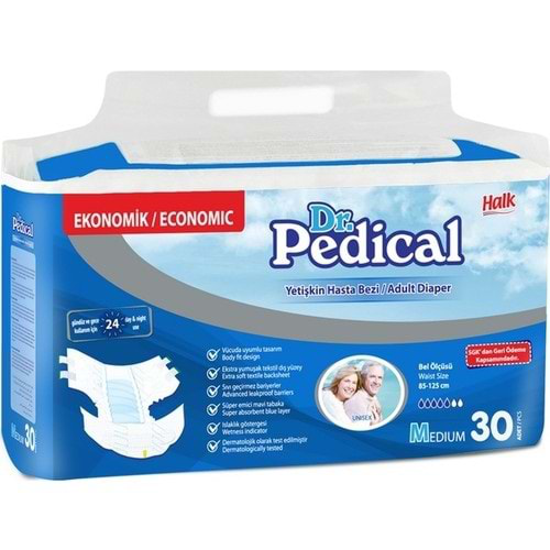 Dr Pedical Adult Diapers  Medium 30's