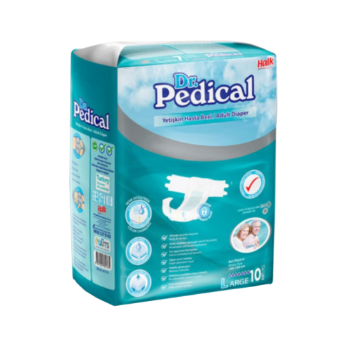 Dr Pedical Adult Diapers  Large 10's