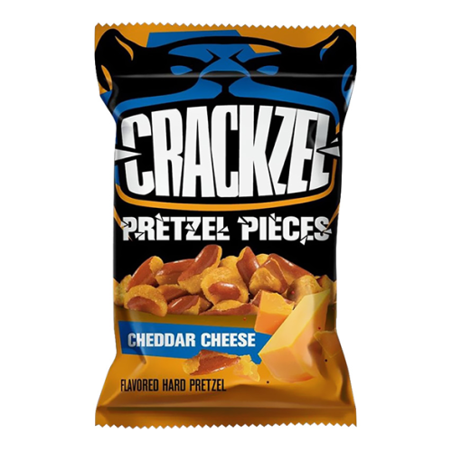 Crackzel Pretzel Pieces Cheddar Cheese 85g