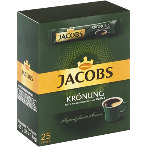 Jacobs Krönung Instant Coffee Sticks 25's