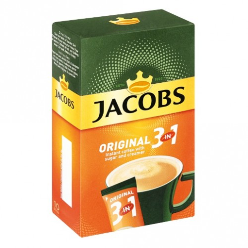 Jacobs Coffee Original Sticks 3in1 10's