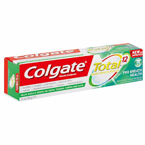 Colgate Total 12 Pro Breath, Multibenefit Toothpaste 75ml