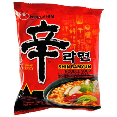 Nongshim Gourmet Spicy Shin Ramyun Instant Noodles 120g