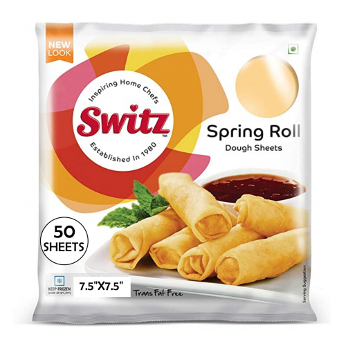 Switz Spring Roll Sheets 50's 7.5x7.5 Inch