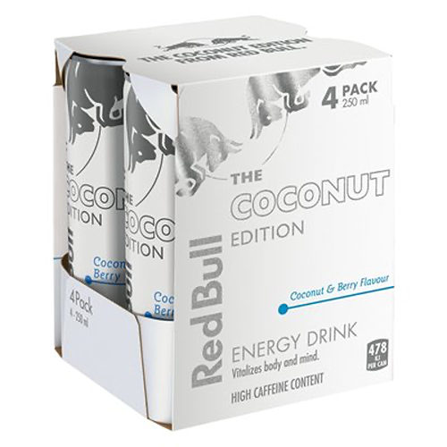 Red Bull Energy Drink Coconut Berry 4X250ml